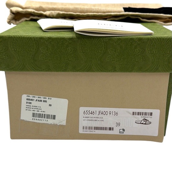 Gucci Interlocking G Slide Sandals Size 39 - Picture 13 of 15